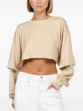 FREEDÉR Easy Breeze double-layered cropped top - Neutrals
