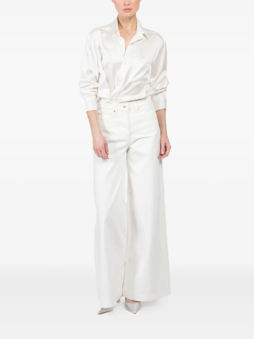 CISSA Zijden blouse - Wit