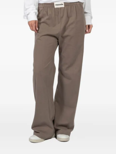 FREEDÉR elastic-waistband track pants