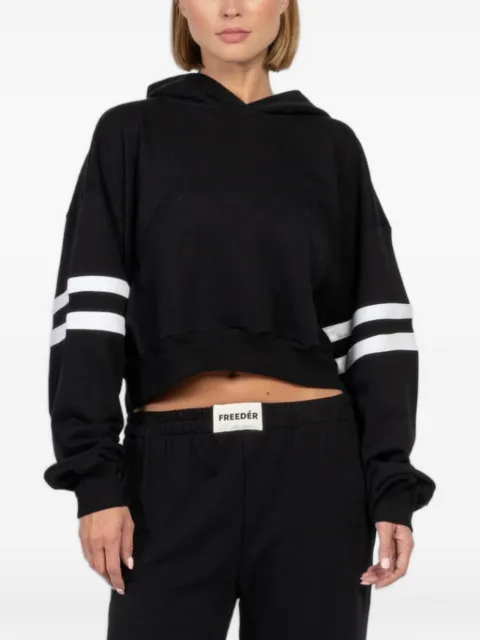 FREEDÉR stripe-detail hoodie