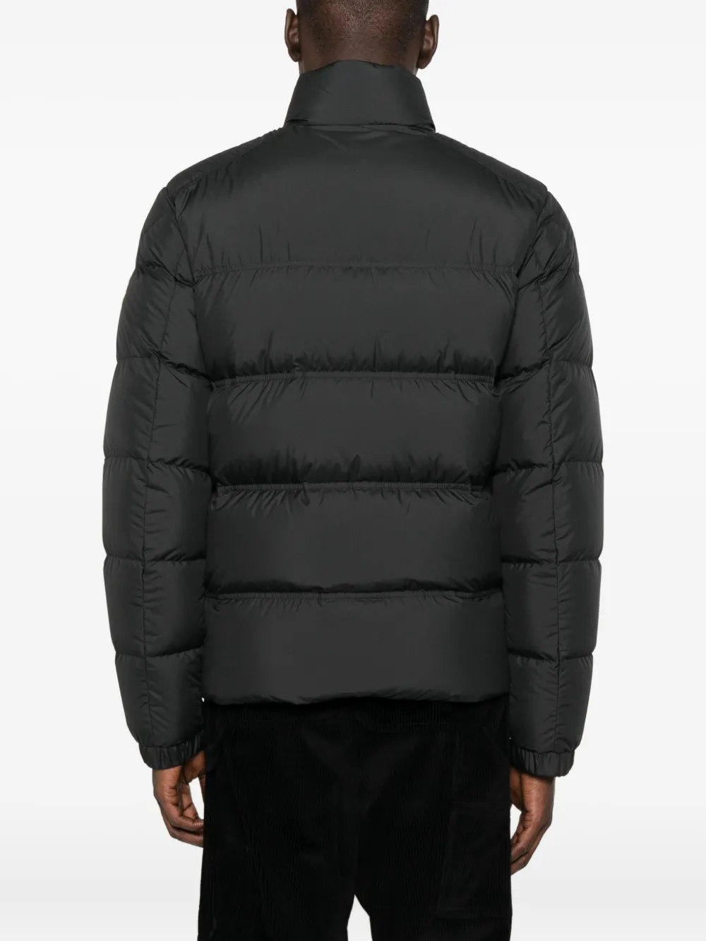 Moncler Gewatteerd jack met logopatch Grijs