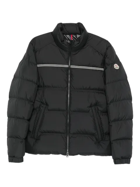 Moncler chamarra capitonada con parche del logo