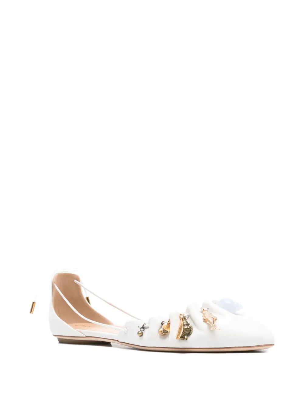 Chloé Pre-Owned See Treasures ballerina's - Wit