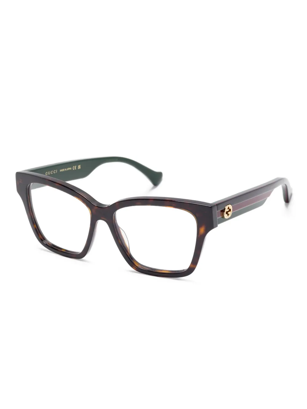 Gucci Pre-Owned 2010s logo-plaque square-frame glasses | Image 2