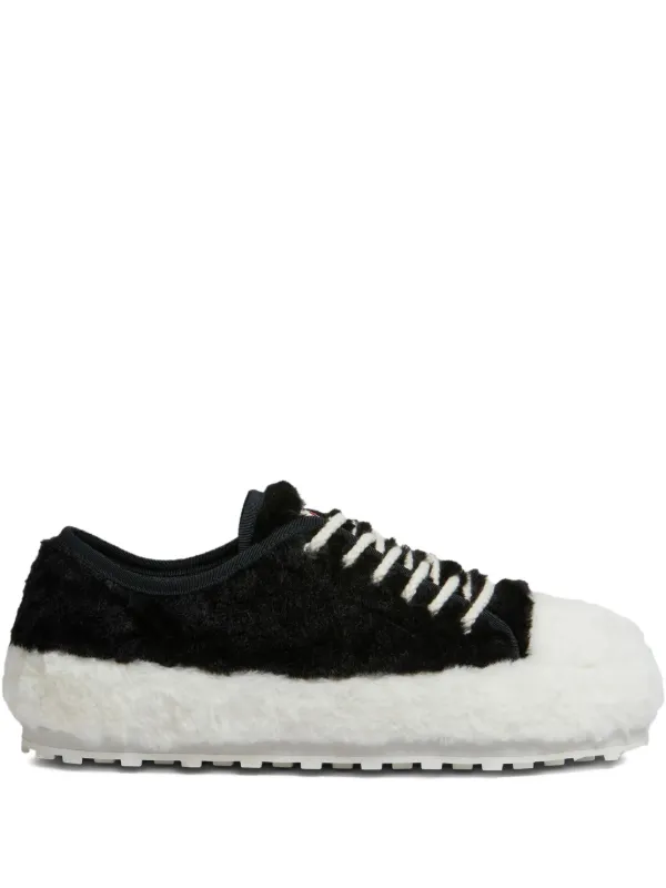 Marni Pre-Owned テディベア ローカット スニーカー | ブラック