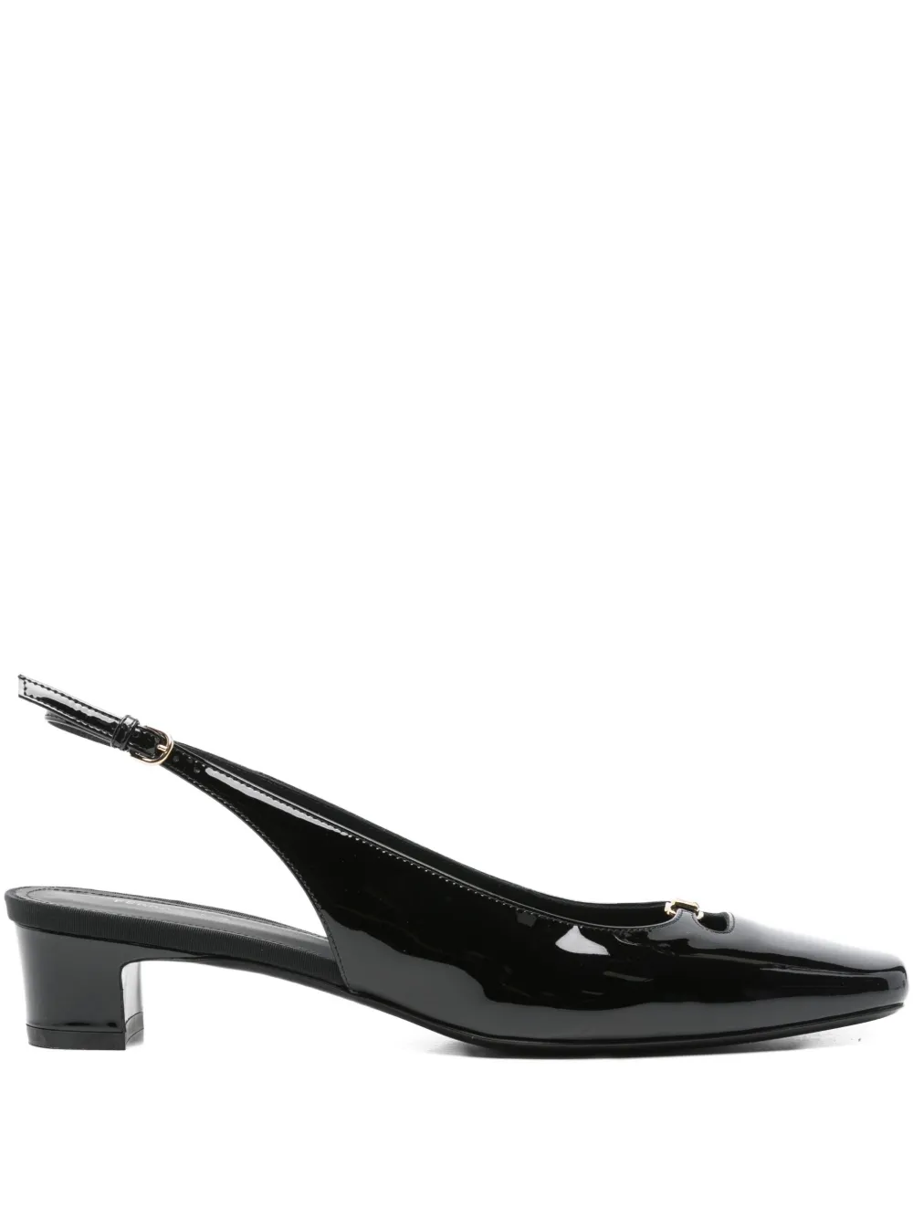 Ferragamo Pre-Owned 40mm cut-out slingback pumps | Black | Image 1
