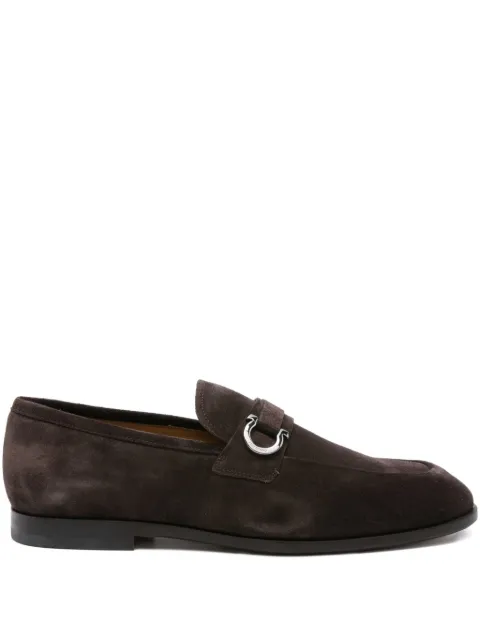 Ferragamo Pre-Owned Florio suede loafers