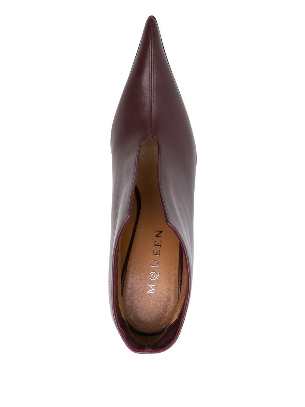 Pre-owned Alexander Mcqueen 115mm Birdee Heeled Pumps In Red