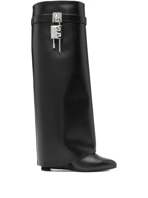 Givenchy Pre-Owned shark-lock knee-high boots
