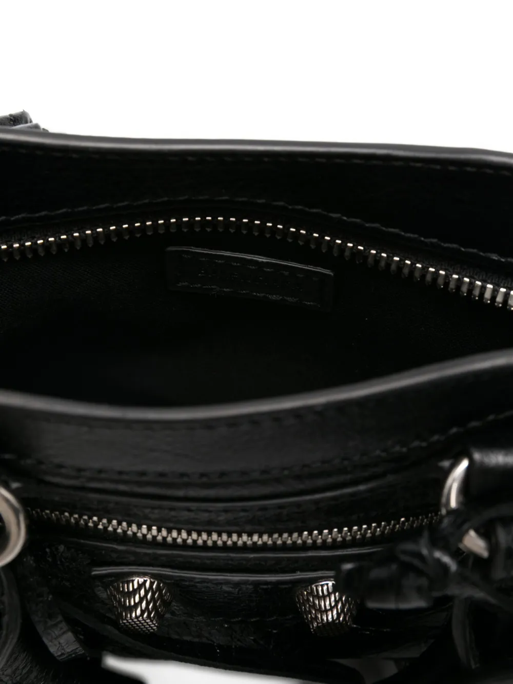 Pre-owned Balenciaga Neo Cagole Metal-detail Tote Bag In Black