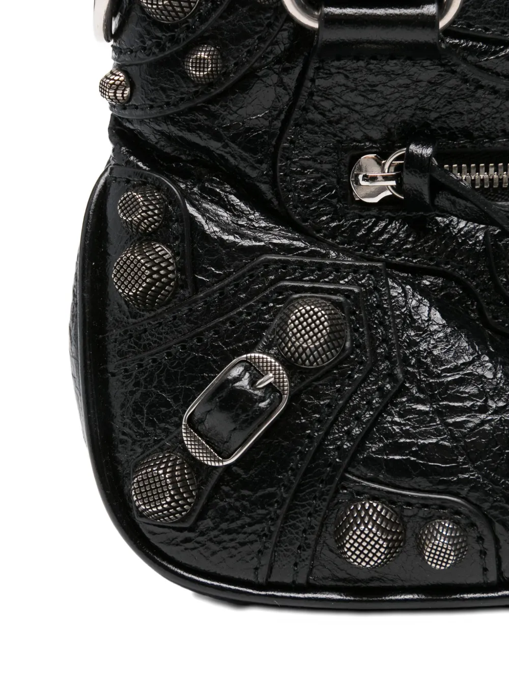 Pre-owned Balenciaga Neo Cagole Metal-detail Tote Bag In Black