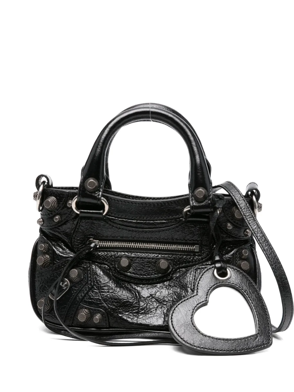 Pre-owned Balenciaga Neo Cagole Metal-detail Tote Bag In Black