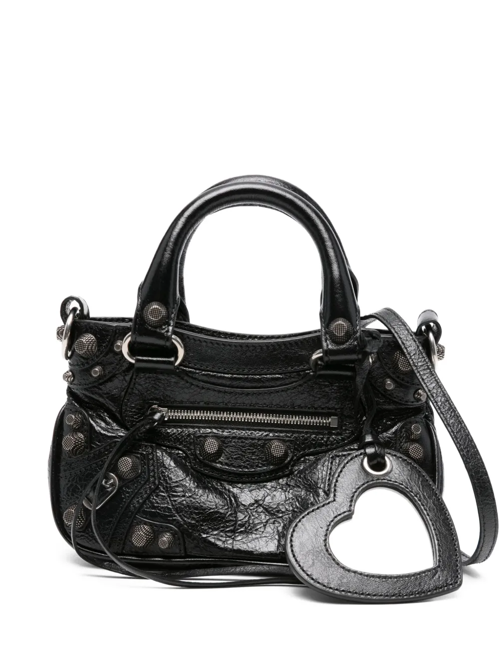 Balenciaga Pre-Owned Neo Cagole metal-detail tote bag - ブラック Balenciaga Pre-Owned Neo Cagole metal-detail tote bag - ブラック