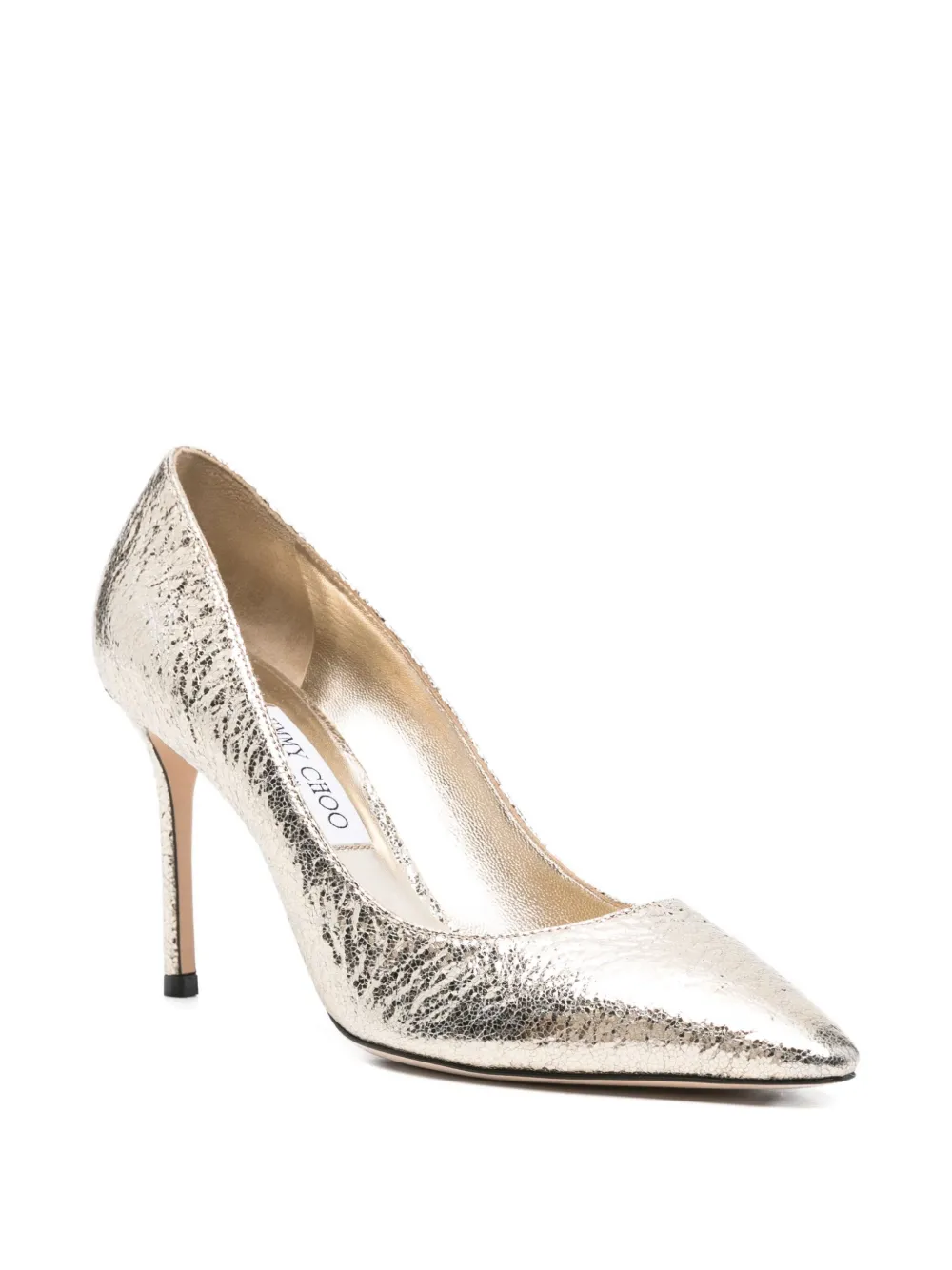 Jimmy Choo Pre-Owned 85mm Romy pumps - Goud