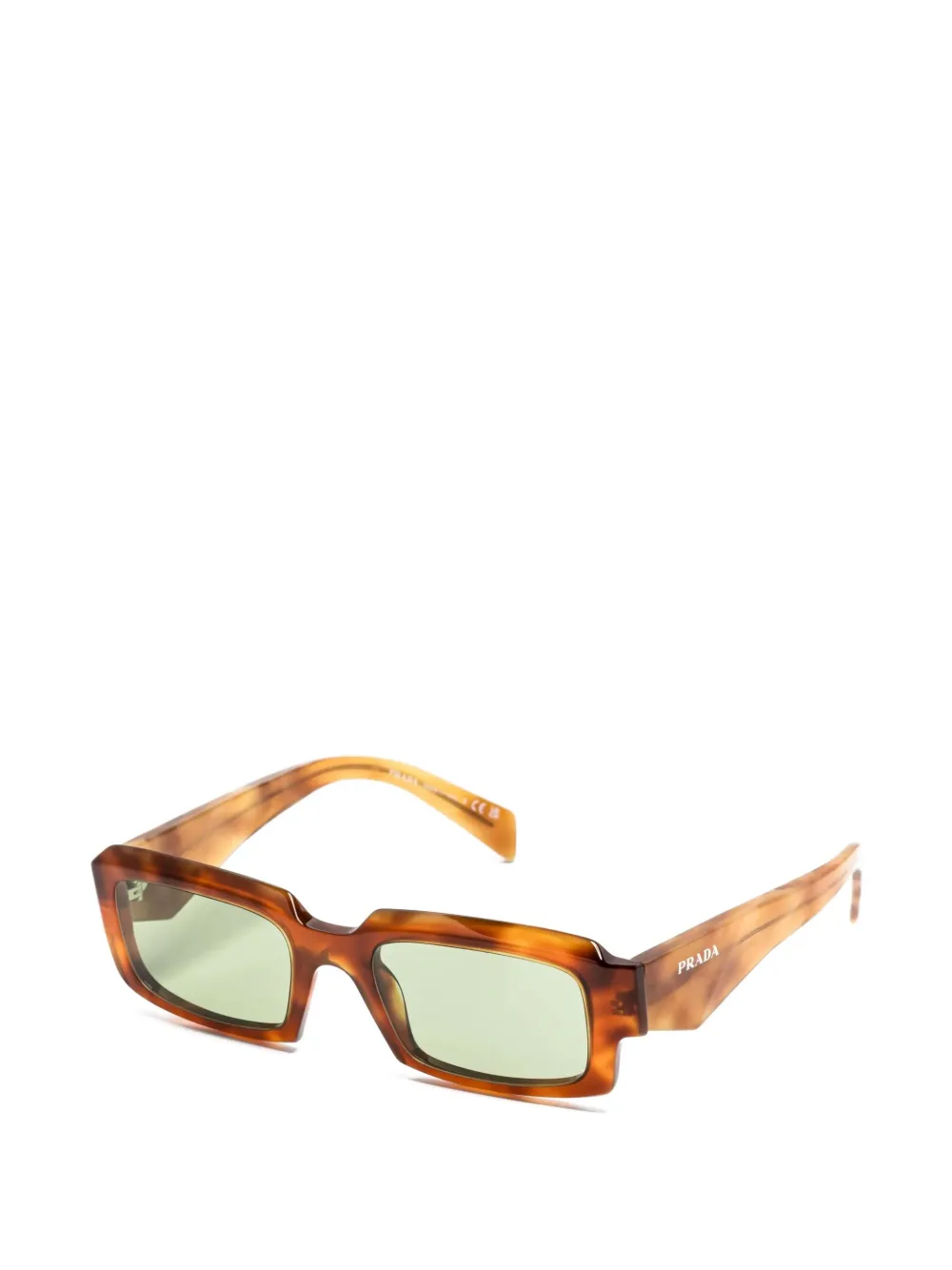 Prada Pre-Owned Symbole rectangle-frame sunglasses | Men | Image 2