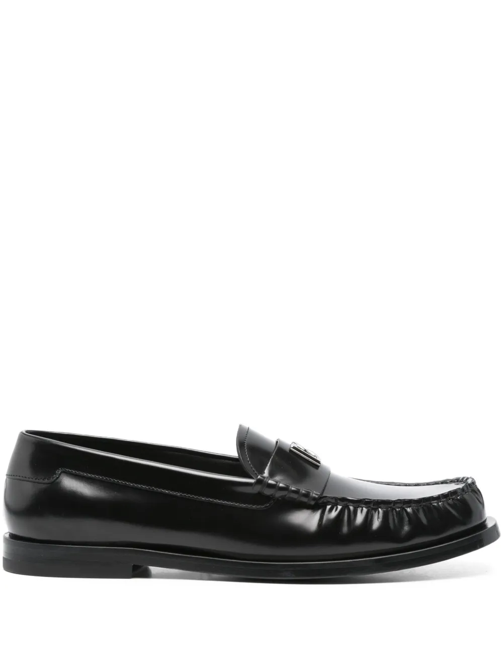 Dolce & Gabbana Pre-Owned patent-leather loafers | Black | Image 1