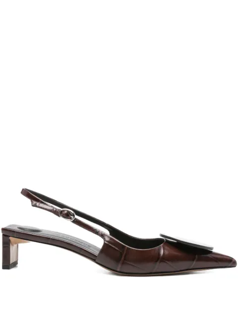 Jacquemus Pre-Owned 40mm slingback pumps