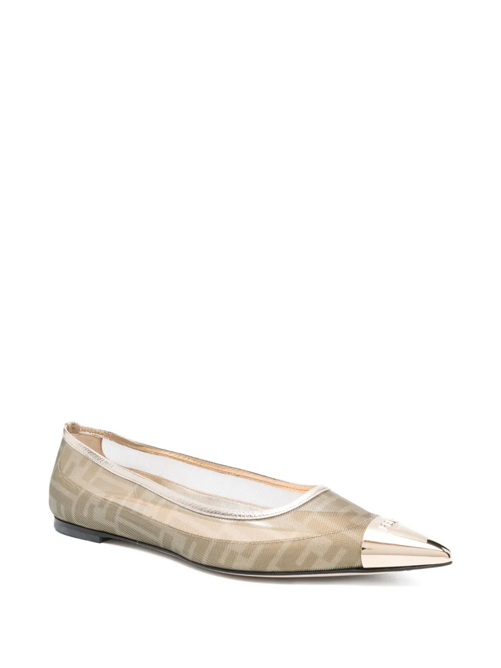 Fendi Pre-Owned Colibri ballerina's - Goud