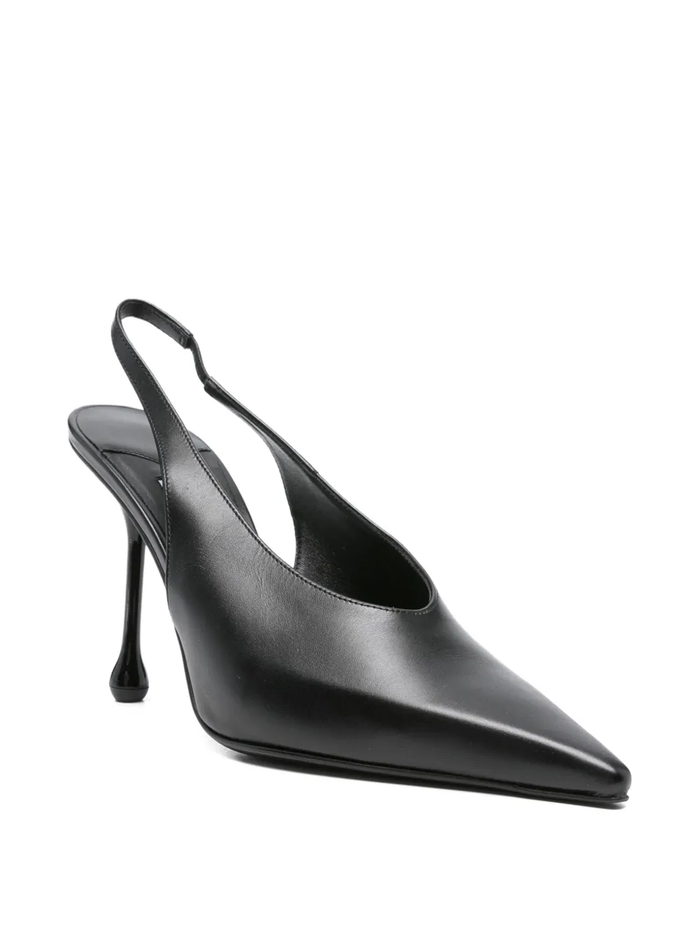 Jimmy Choo Pre-Owned 95mm Isa slingback pumps - Zwart