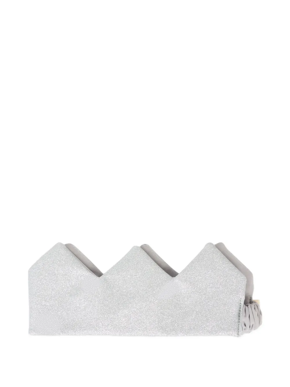 Mayoral glitter-embellishment crown-shape head band | Grey | Image 1