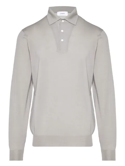 Lardini long-sleeve polo shirt