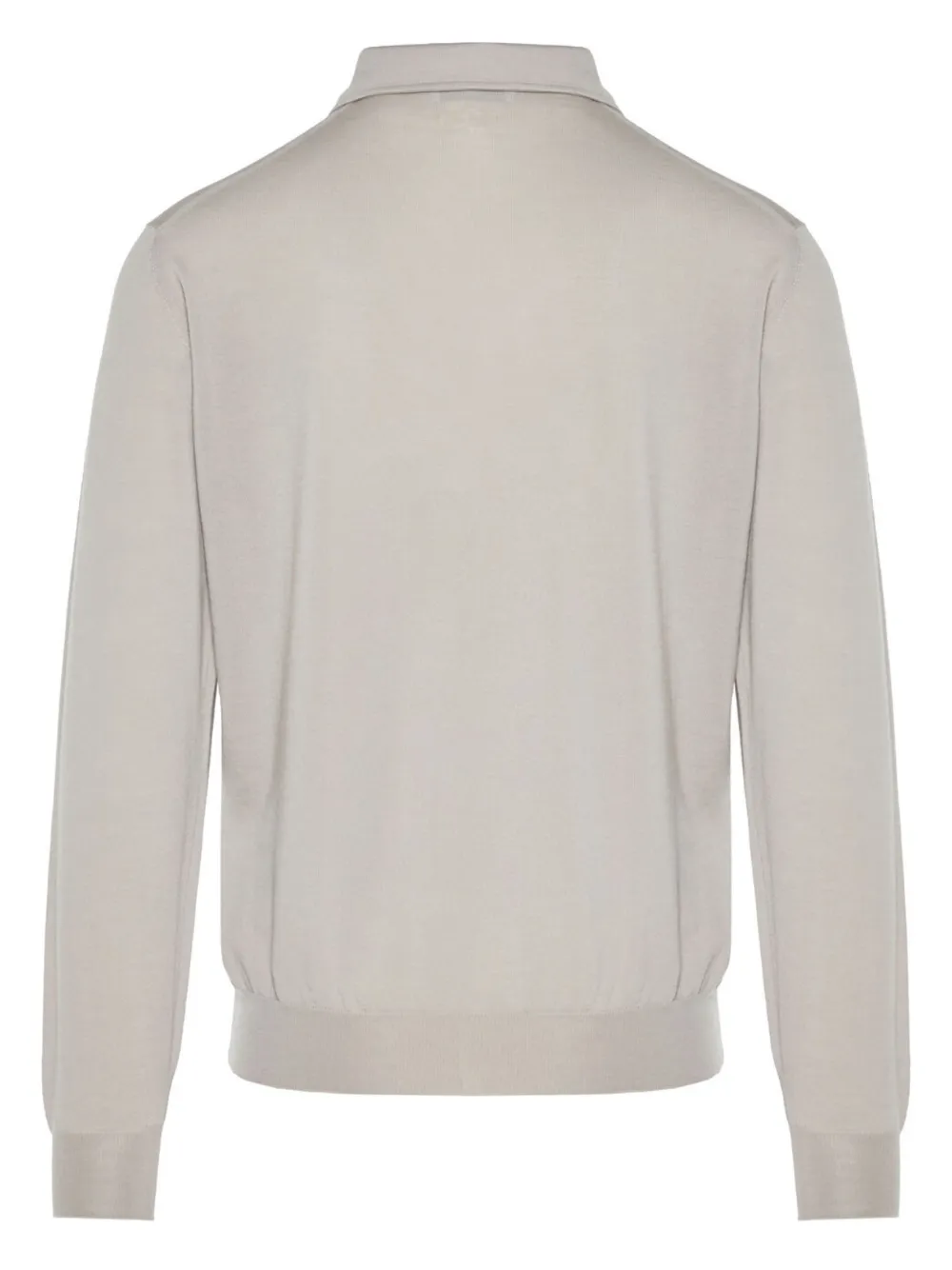 Lardini Poloshirt met lange mouwen - Beige