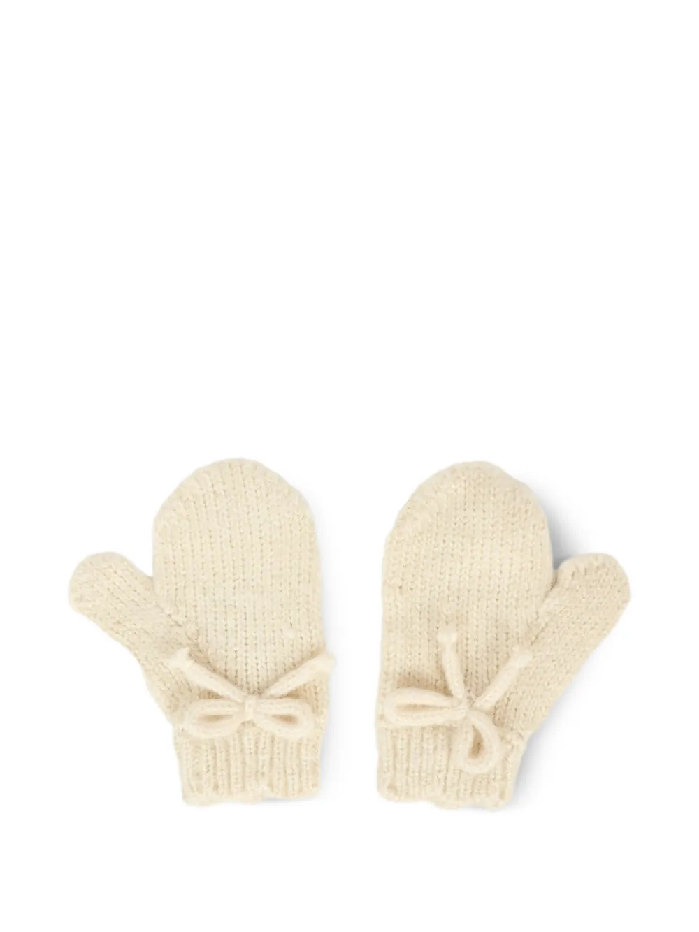  Mayoral Flower-embroidery Beannie Hat (set Of Three) - Neutrals 