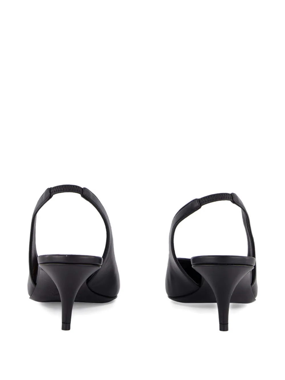 Amina Muaddi Anok heeled slingback-strap pumps Zwart