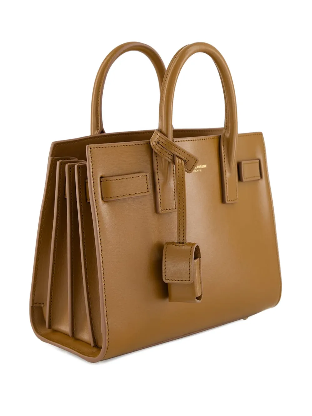 Saint Laurent Sac de Jour kleine shopper Bruin