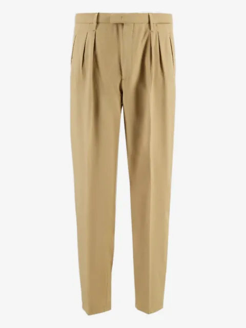 Boglioli pleated wool trousers
