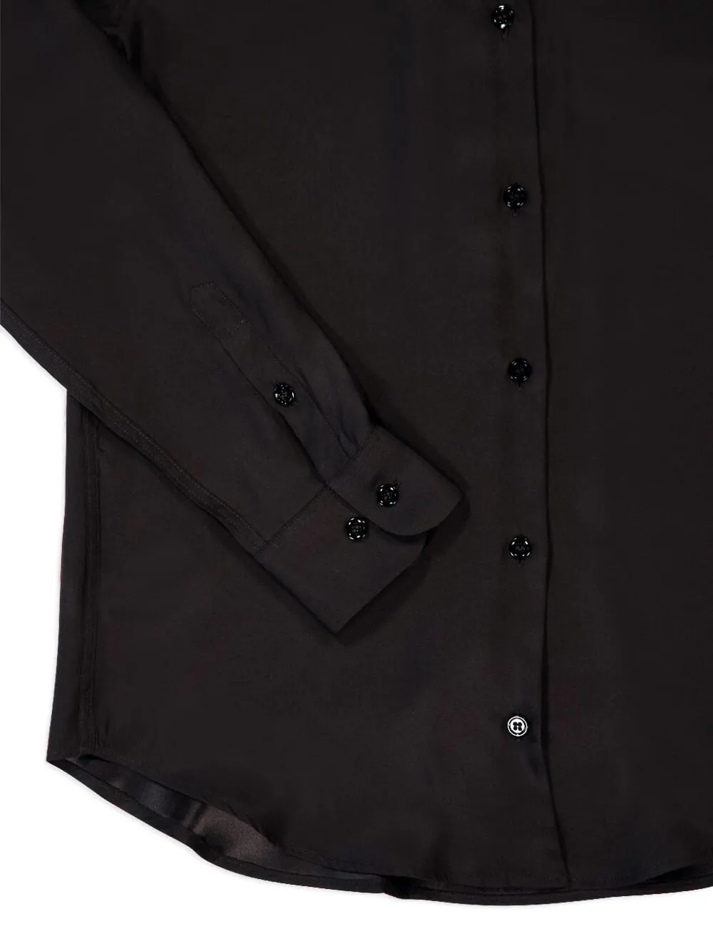  Paula Long-sleeve Button-fastening Shirt - Black 