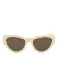Saint Laurent cat-eye sunglasses - Neutrals