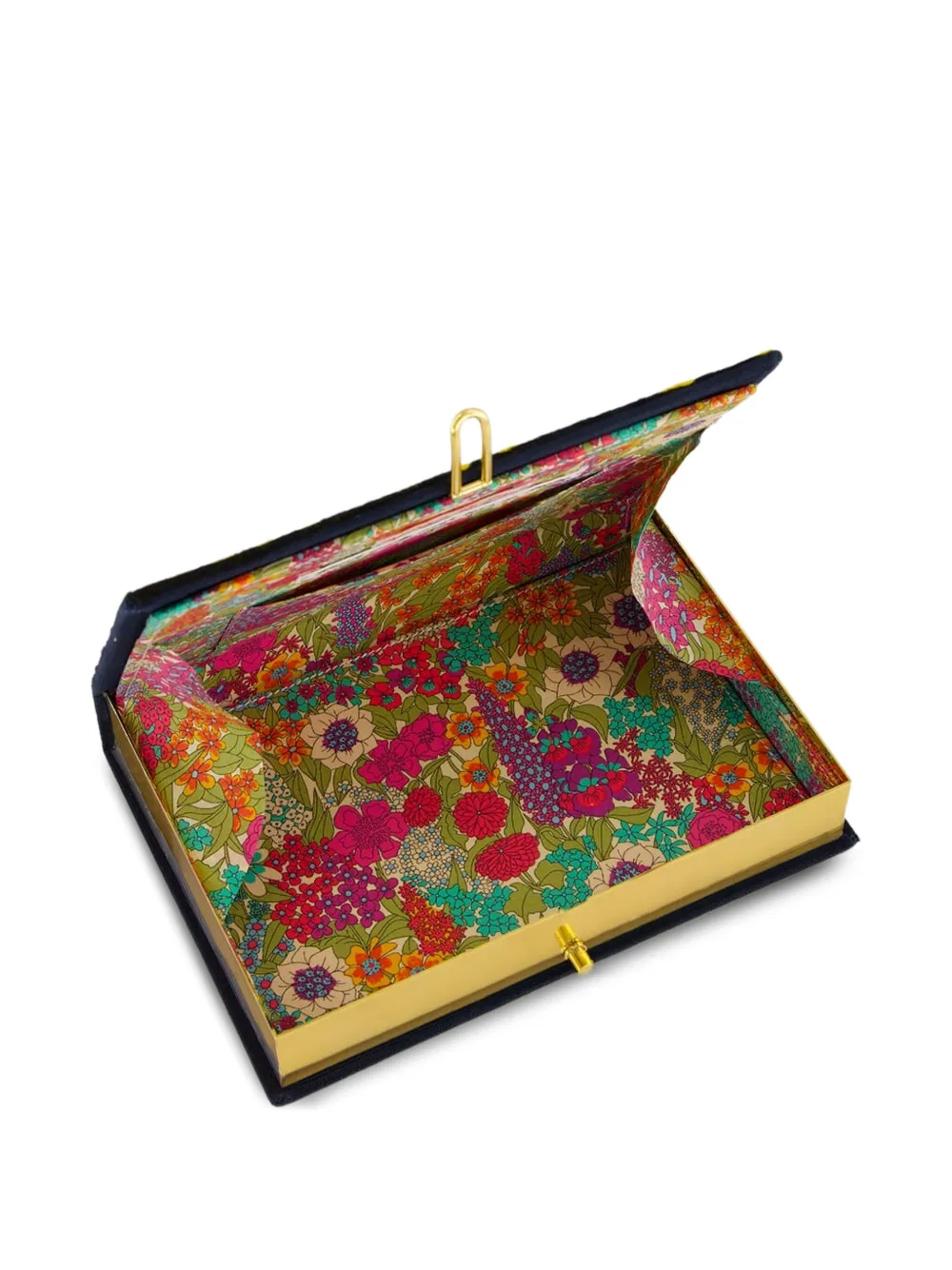 Olympia Le-tan Small Trust The Universe Embroidered Clutch Bag In Pattern