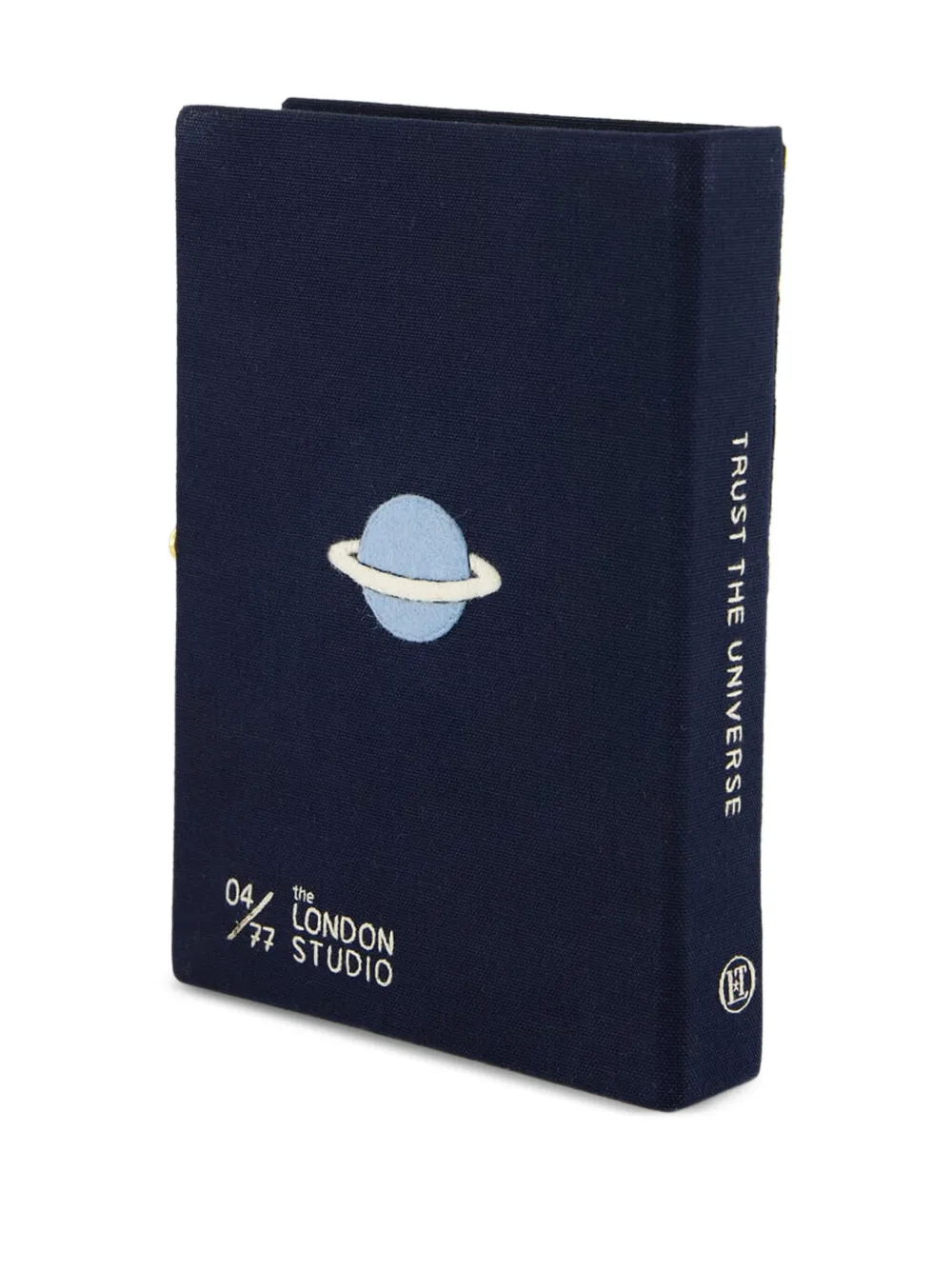 Olympia Le-Tan Trust the Universe kleine clutch met borduurwerk - Paars