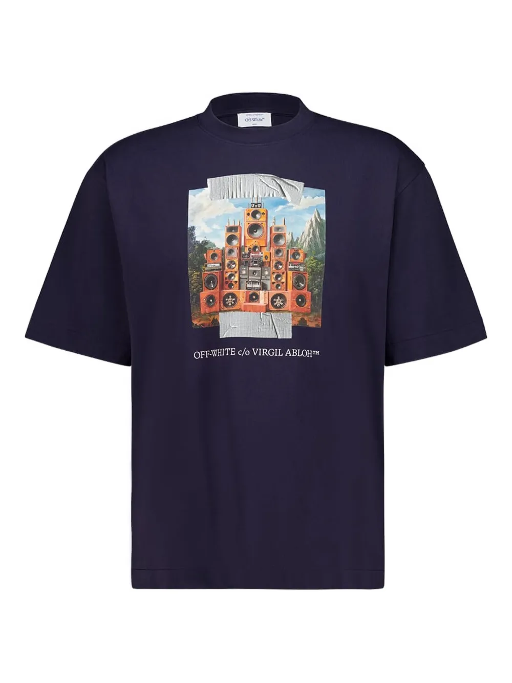 Off-White playera Train Off Skate | azul | Image 1