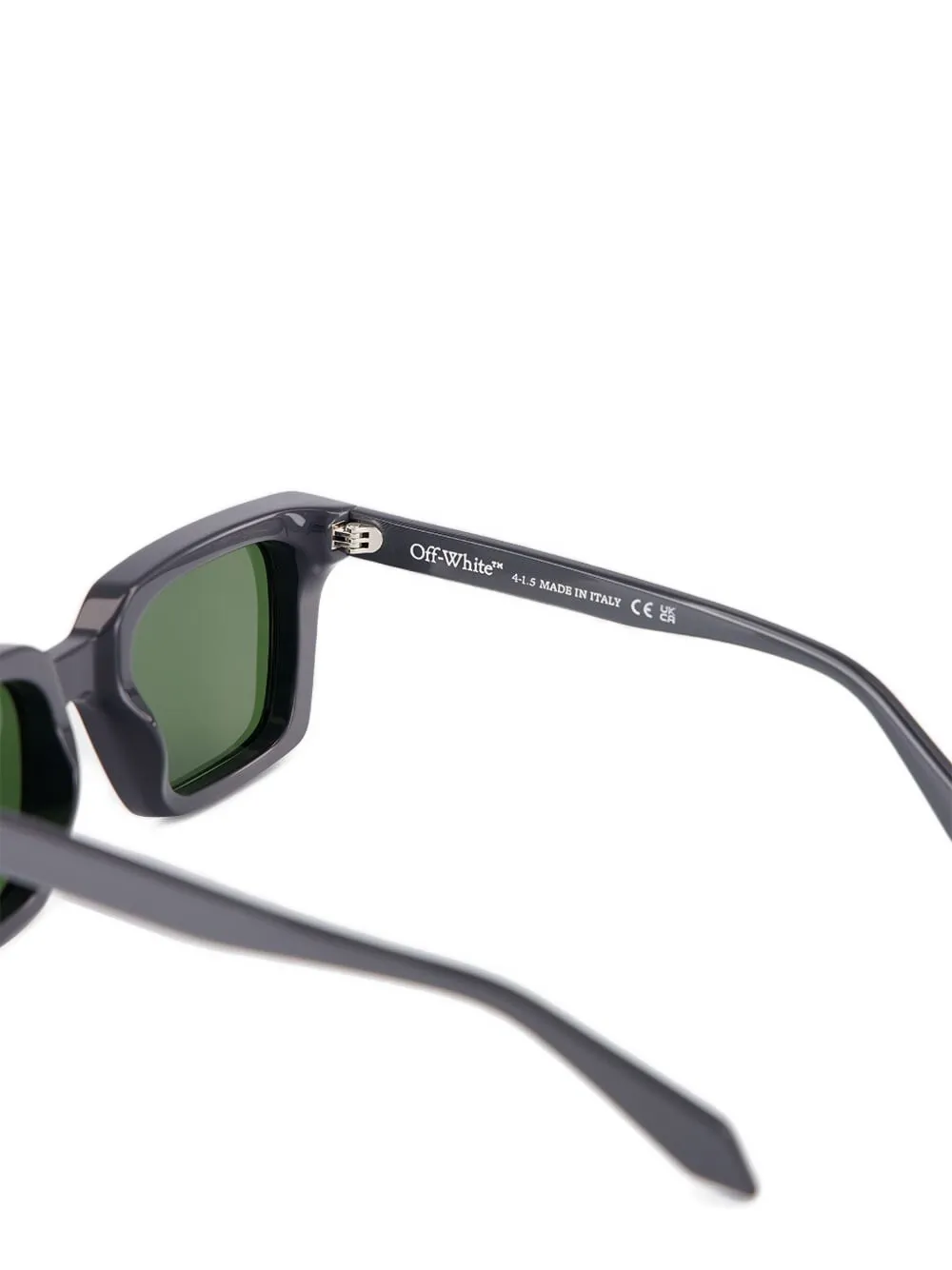 Off-White Reno zonnebril met vierkant montuur Grijs