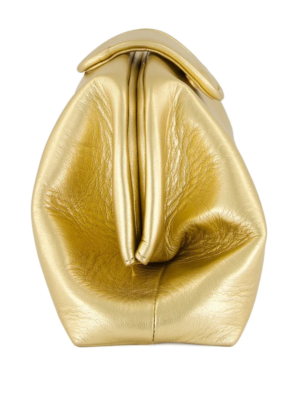 PAULA Leren clutch Goud