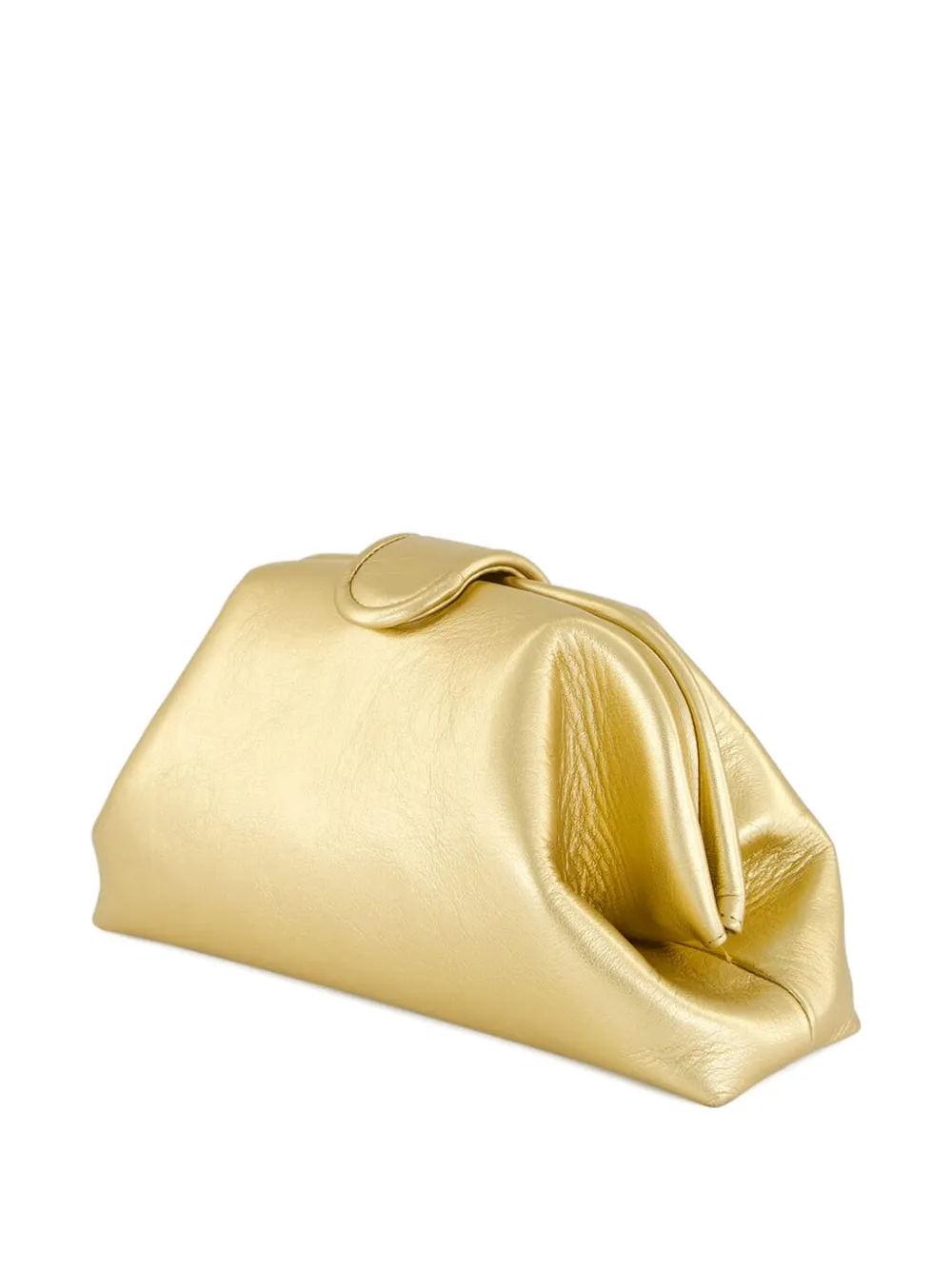 PAULA Leren clutch Goud