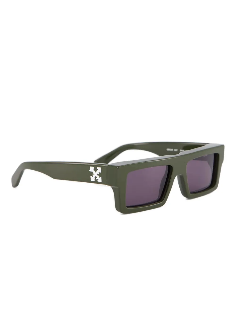 Off-white Eyewear Rectangle Sunglasses In Green