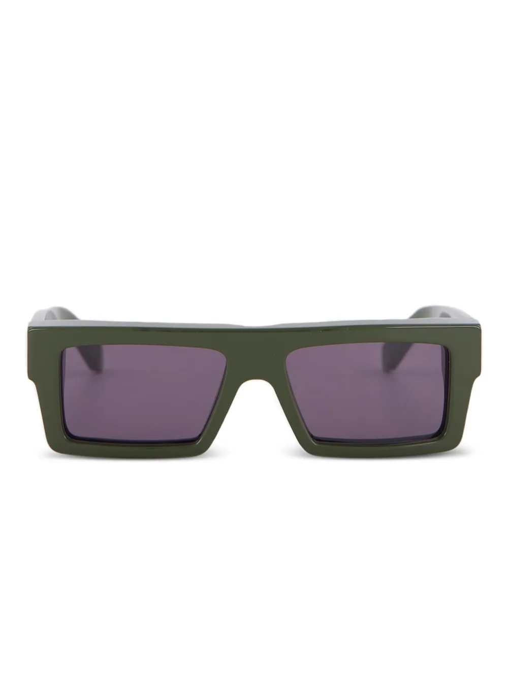 Off-White Eyewear rectangle sunglasses - Verde