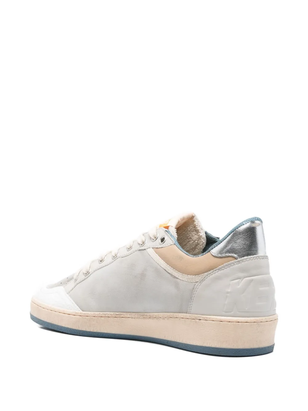 Golden Goose star-detail leather trainers Grijs