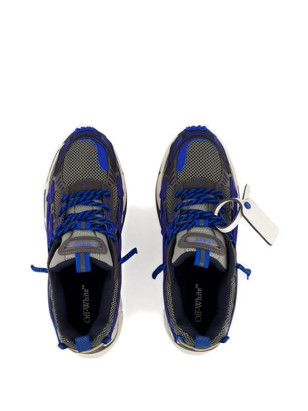 Off-White Ow Be Right Back lace-up strap sneakers Blue