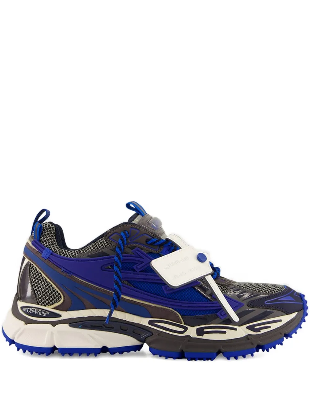 Off-White Ow Be Right Back lace-up strap sneakers Blue
