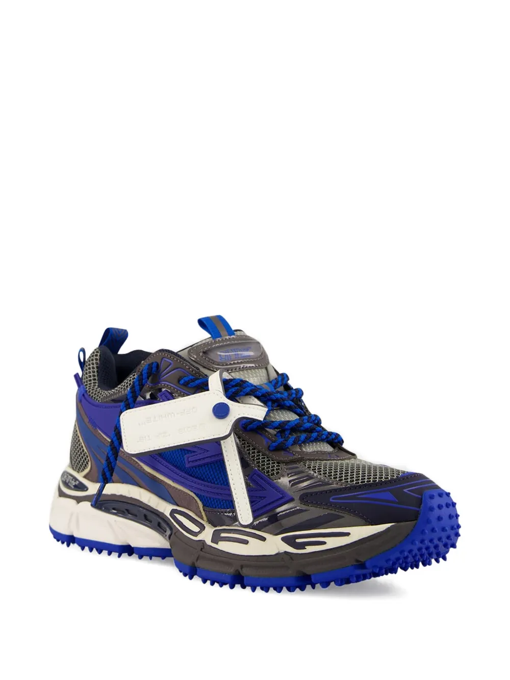 Off-White Ow Be Right Back lace-up strap sneakers Blue