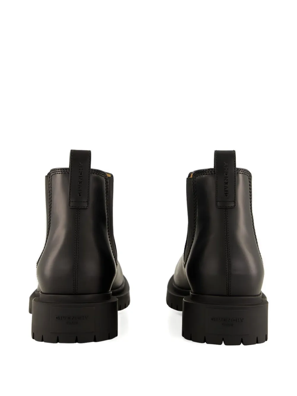 Givenchy Chelsea brushed leather boots Black