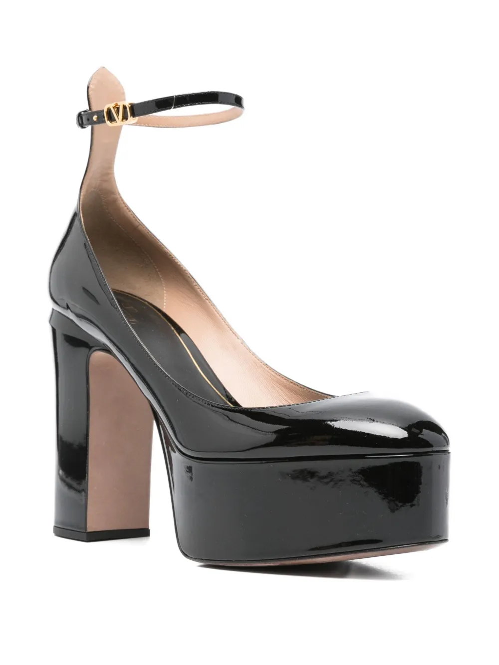Valentino Garavani Pre-Owned 120mm platform ankle-strap pumps - Zwart