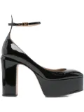 Valentino Garavani Pre-Owned 120mm platform ankle-strap pumps - Black
