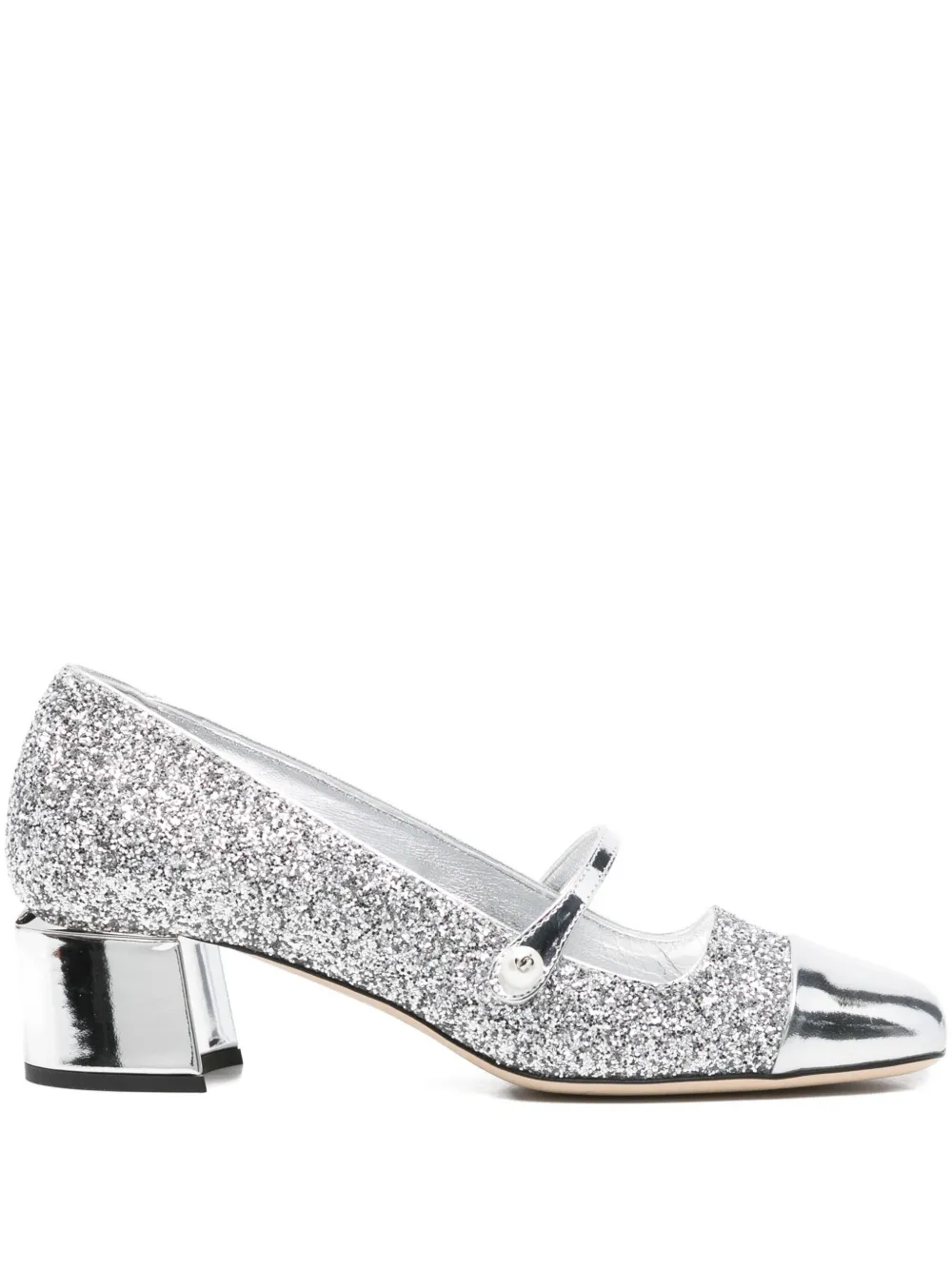Jimmy Choo Pre-Owned Elisa 50mm パンプス - シルバートーン Jimmy Choo Pre-Owned Elisa 50mm パンプス - シルバートーン