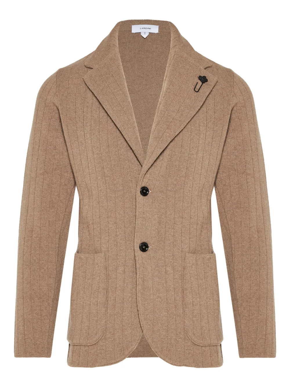 Lardini ribbed two-button blazer | Neutrals | Image 1