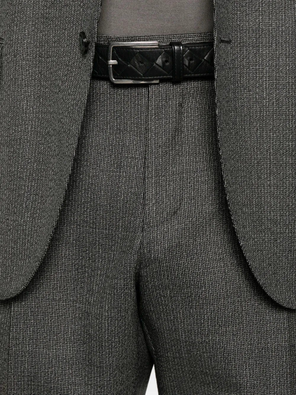 Lardini Wool Single Breasted Suit In Gray